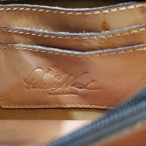 Patricia Nash Tori  Brown Lattice Crossbody Bag - Picture 12 of 14